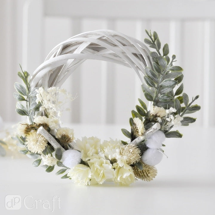 Tuli Pom Poms za ustvarjanje | 24 kosov, bela, 2 cm – pogled 2