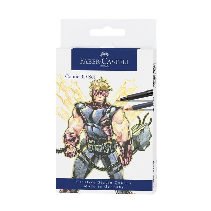 Umetniška peresa Faber-Castell Comic 3D set