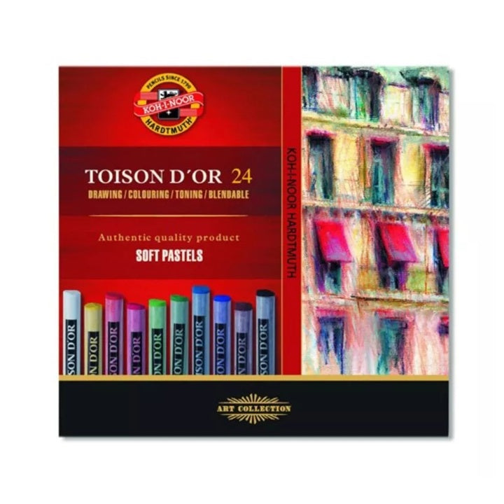 Umetniški pasteli Toison D'Or / 24 kosov