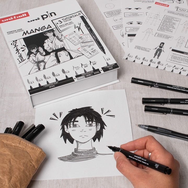 UNI PIN Manga darilni set za začetni etui – pogled 2