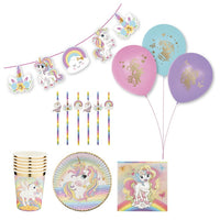 Unicorn Otroška zabava Set 43 kosov – pogled 2