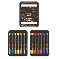 Posca KPA-100 24C voščeni pasteli, set, mešane barve