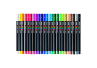 Posca KPA-100 24C voščeni pasteli, set, mešane barve