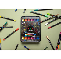 Posca KPA-100 24C voščeni pasteli, set, mešane barve