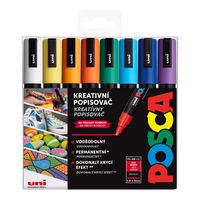 Posca set markerjev PC-5M, 1,8 – 2,5 mm, mešane barve (16 kosov)