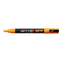 Posca marker PC-3M – 0,9 - 1,3 mm, svetlo rumena (3)