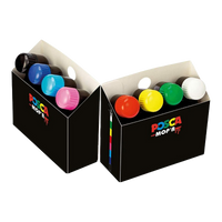 Posca PCM-22 8C MOP´R set markerjev, 3 – 19 mm, mešane barve (8 kosov)