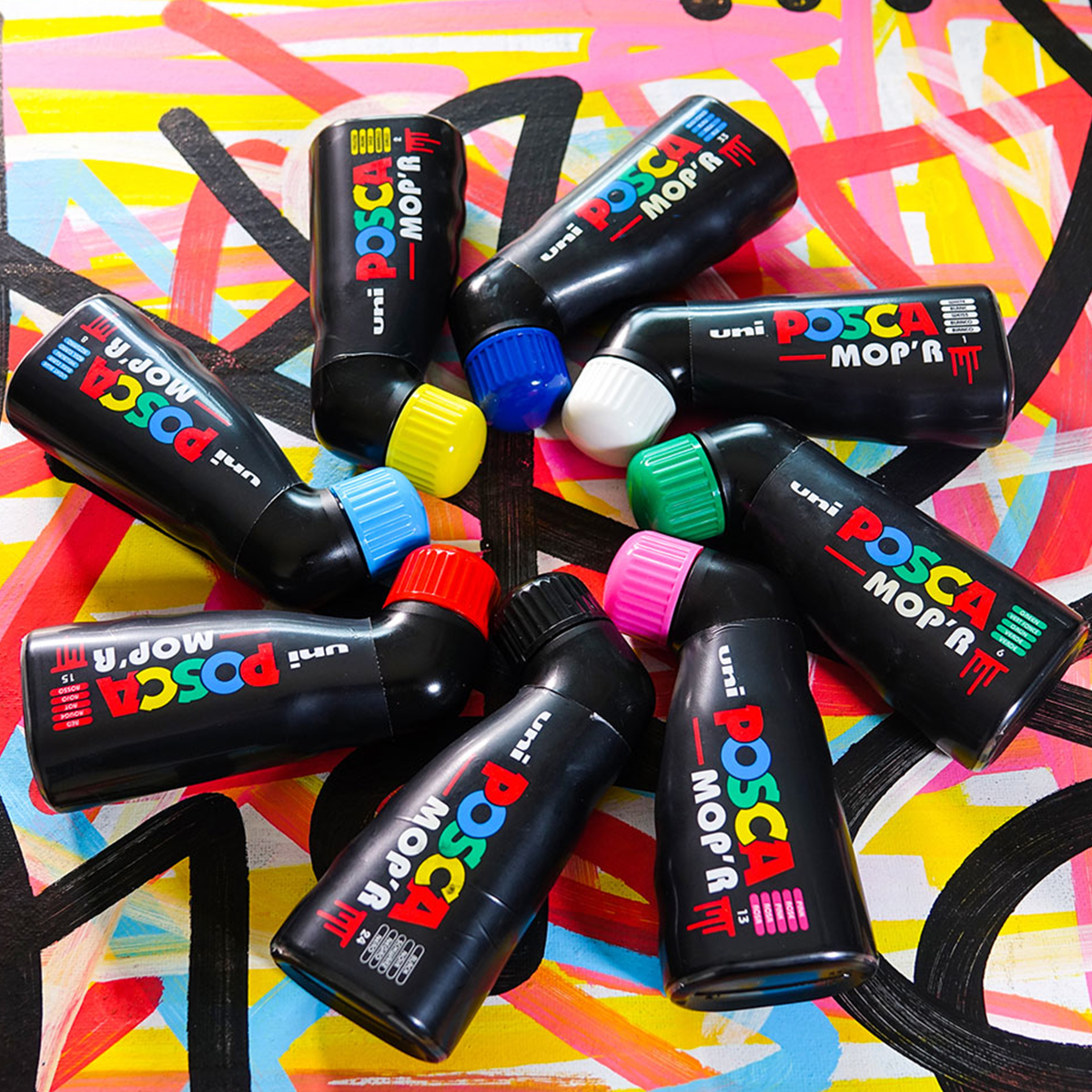 Posca PCM-22 8C MOP´R set markerjev, 3 – 19 mm, mešane barve (8 kosov)