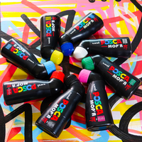 Posca PCM-22 8C MOP´R set markerjev, 3 – 19 mm, mešane barve (8 kosov)