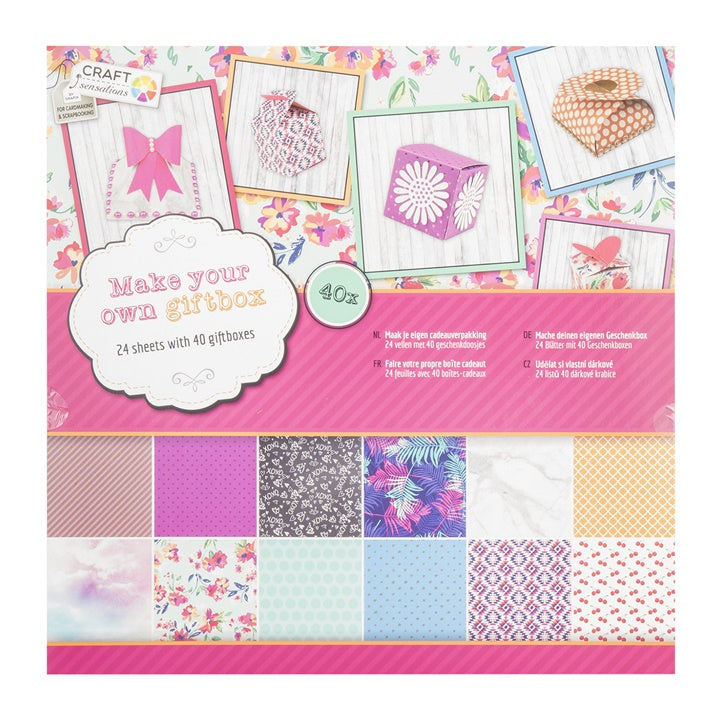 Ustvarjalen set Craft Sensations za scrapbooking tehniko - 24 listov | različni dizajni – pogled 2