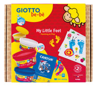 Ustvarjalni set GIOTTO be-bè My Little Feet za odtise rok in nogic – 5 kosov