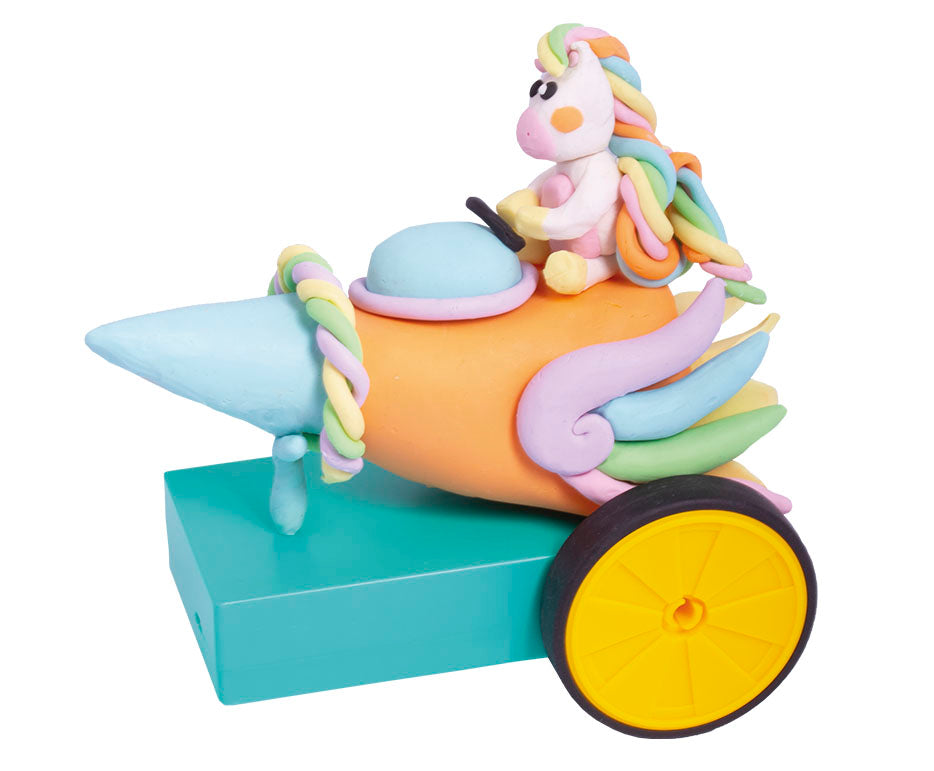 Ustvarjalni set za modeliranje JOVI Tech Crazy Cars Fantazija 14 kosov