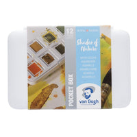 Van Gogh set akvarelov - Naravni odtenki - 12 kos