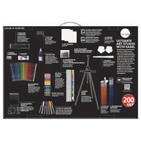 Velik likovni set Daler-Rowney s stojalom z 200 kosi – pogled 4