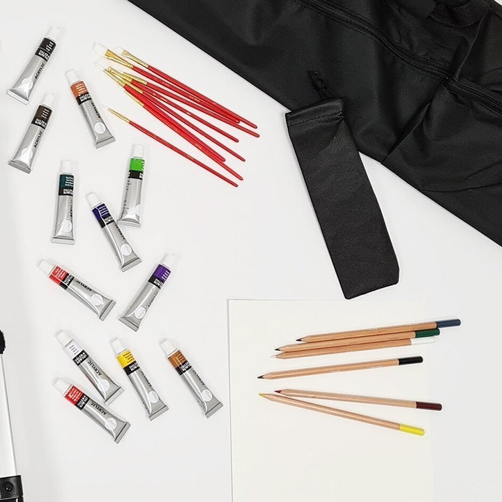 Veliki umetniški set Daler-Rowney s slikarski stojalom – pogled 5