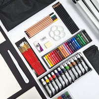Veliki umetniški set Daler-Rowney s slikarski stojalom – pogled 6