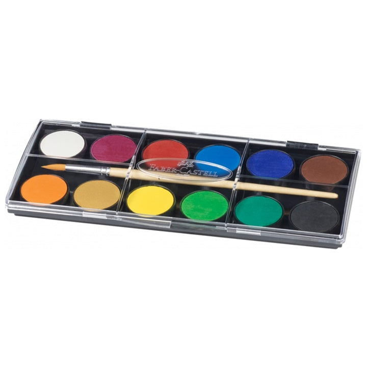 Vodne barve FABER-CASTELL 12 barv - 30 mm – pogled 2