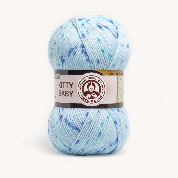 Volna za otroke Madame Tricote Paris Kitty Baby 100 g | izberite barvo – pogled 10