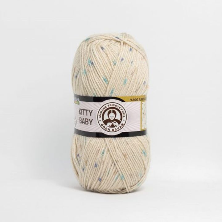 Volna za otroke Madame Tricote Paris Kitty Baby 100 g | izberite barvo – pogled 5