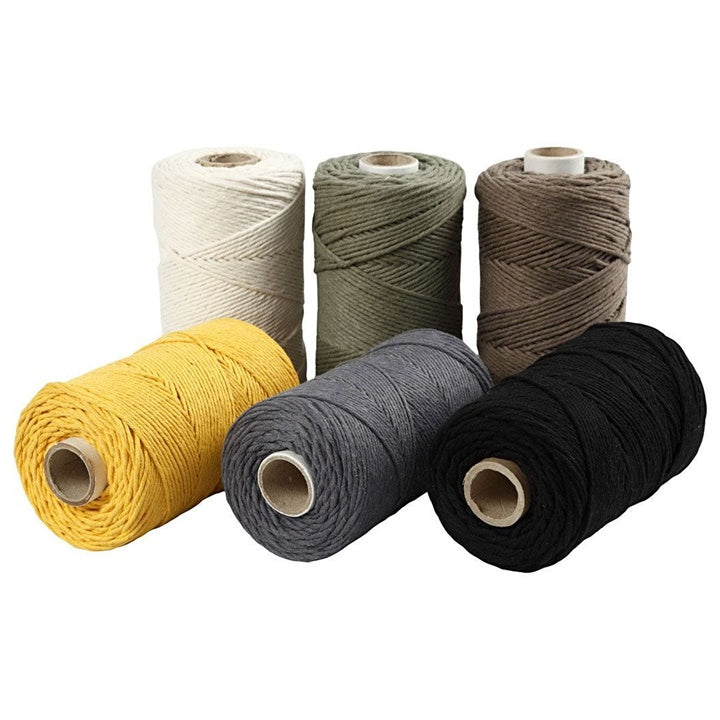 Vrvica za makrame 2 mm x 198 m | različne barve