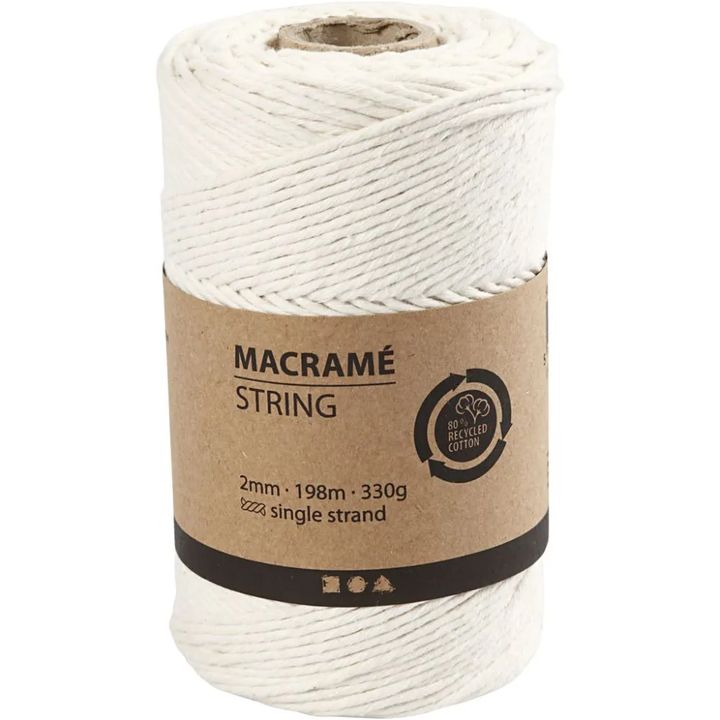 Vrvica za makrame 2 mm x 198 m | različne barve – pogled 2