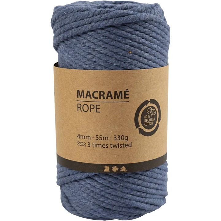 Vrvica za makrame 4 mm x 55 m | različne barve – pogled 8