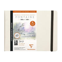 Clairefontaine Fontaine akvarelna knjiga HP 300 g 24L trda vezava
