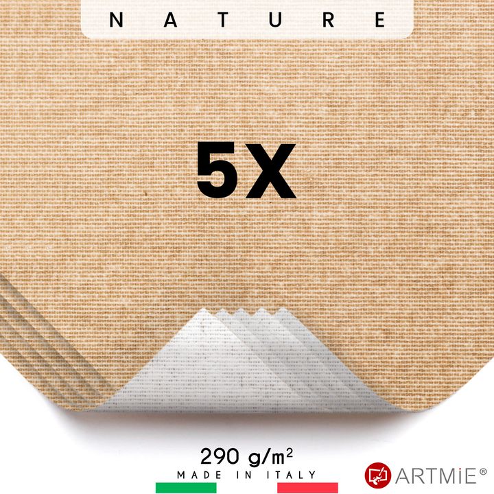 Vzorci slikarskega platna ARTMIE Nature - 5 kosov | različne dimenzije – pogled 2