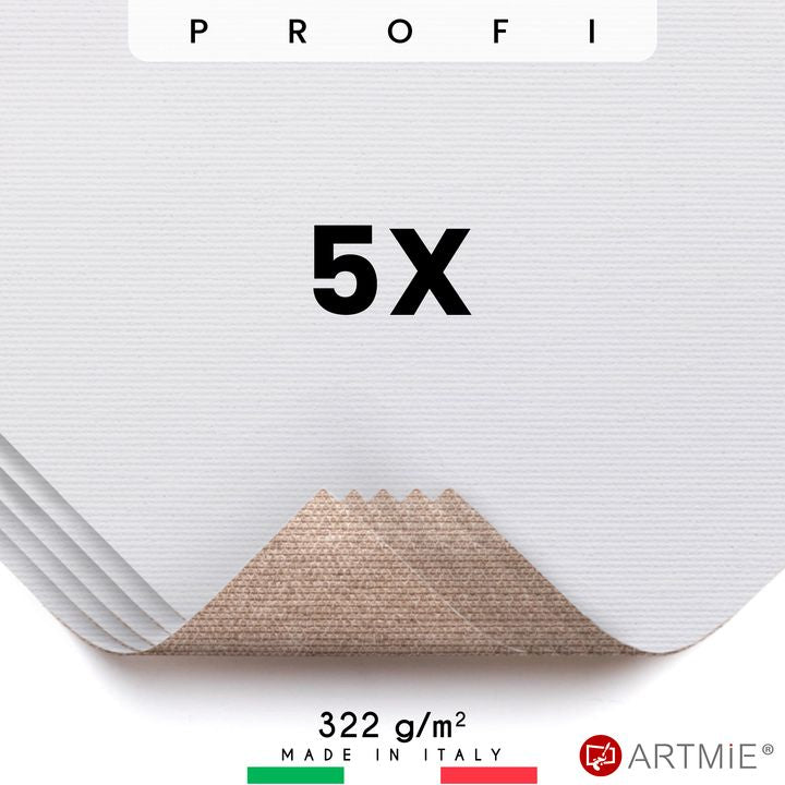 Vzorci slikarskega platna ARTMIE Profi - 5 kosov | različne dimenzije