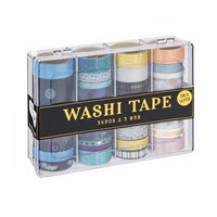 Washi trakovi - komplet 36 x 3 m / temni toni