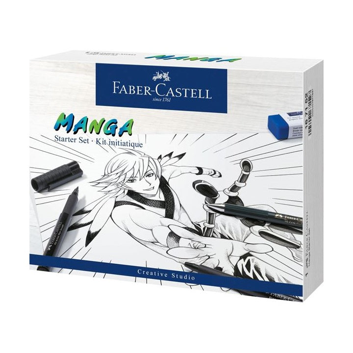 Začetni set za risanje manga stripov Faber-Castell