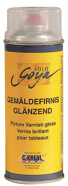 Zaključni lak v spreju Solo Goya 400 ml - sijoč