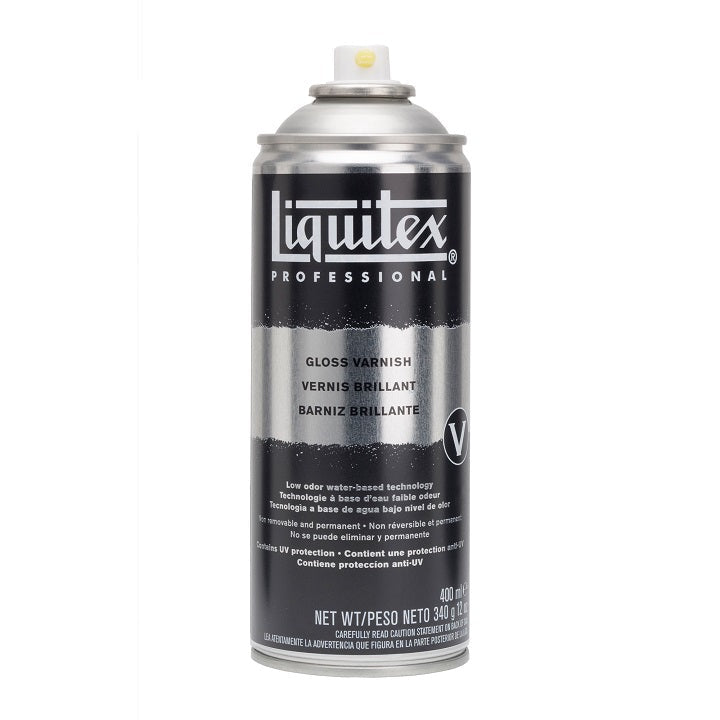 Zaključni lak v spreju z leskom Liquitex 400 ml