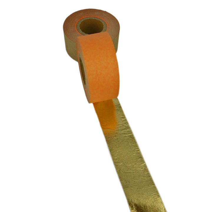 Zlate kovinske rezine v zvitku 2,5 cm x 50 m – pogled 4
