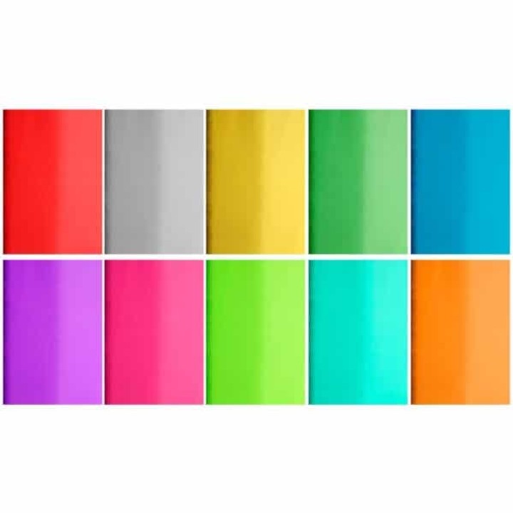 Zrcalni karton A4 250 GSM - 10 listov, 10 barv – pogled 2