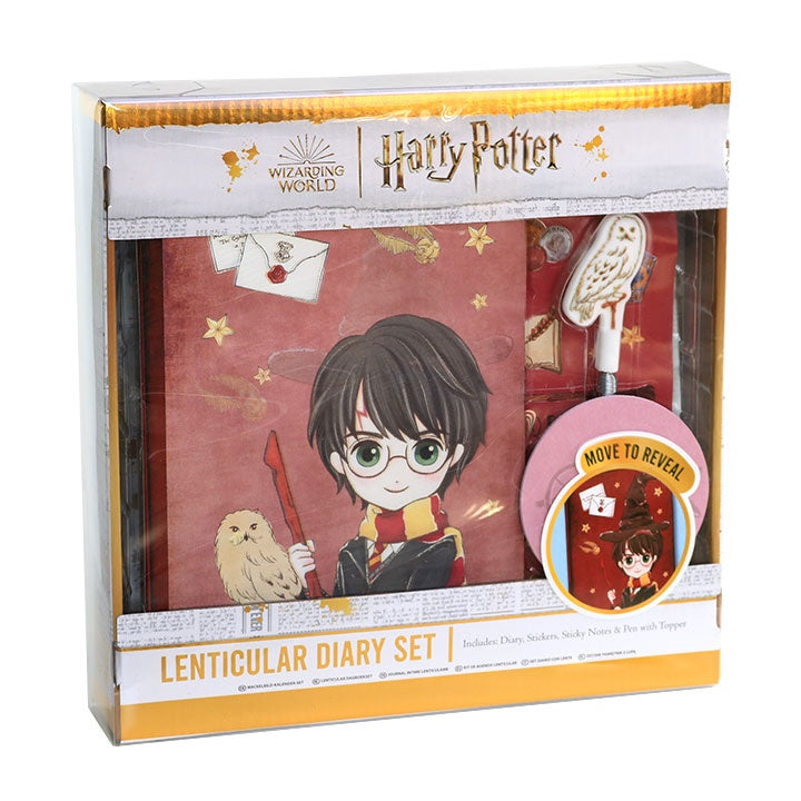 Zvezek Harry Potter - komplet s pripomočki 4 kosi