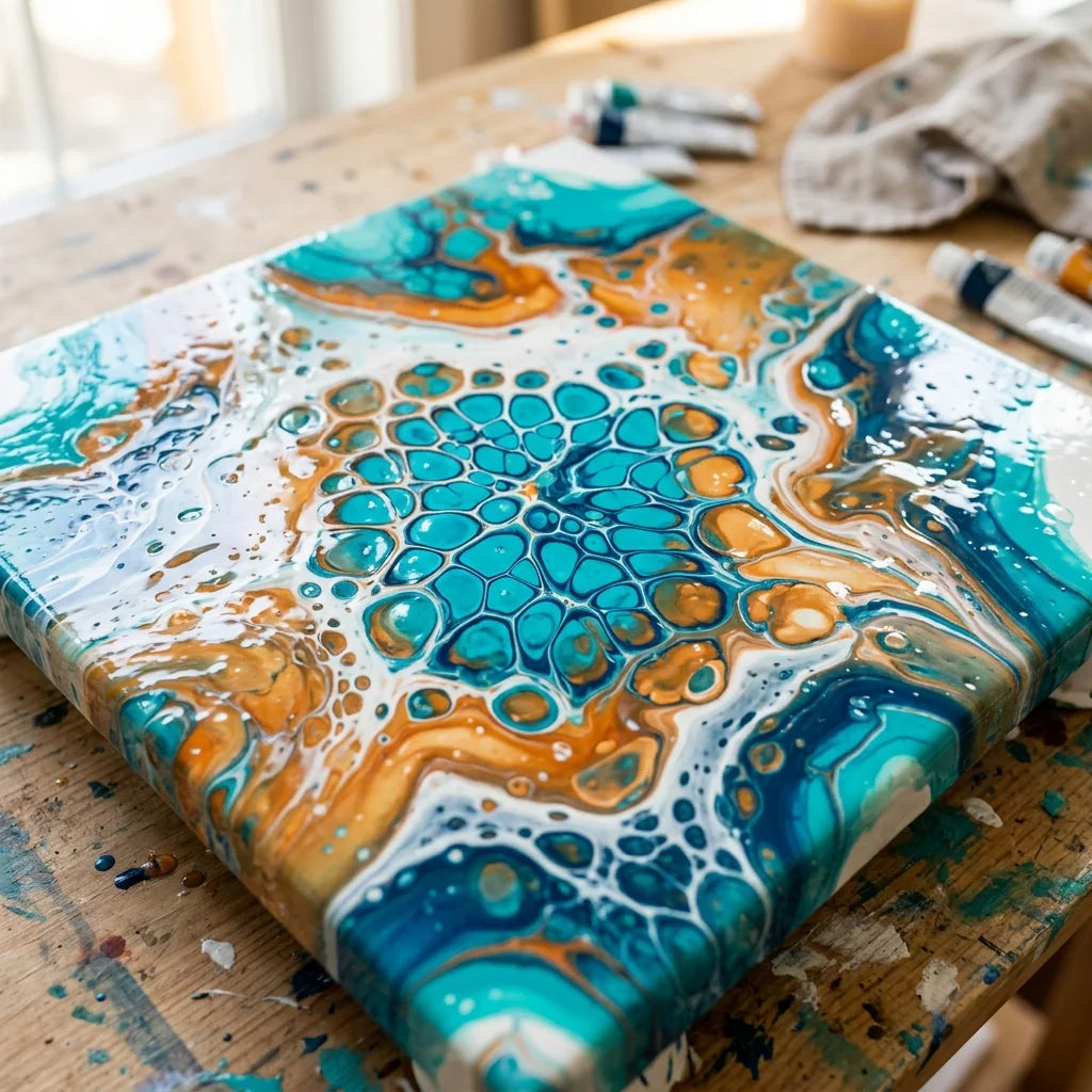 Učinek celic (cells), dosežen s Pouring Medium