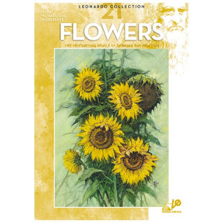 Leonardo Collection 21 Flowers Drawing Book